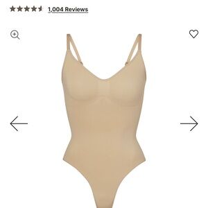 Skims Seamless Sculpt Thong Bodysuit